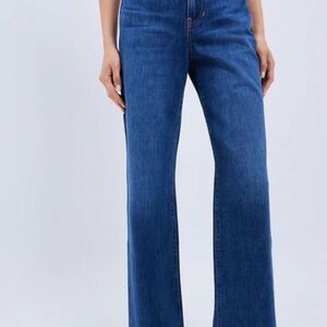 Veronica Beard Taylor Flare Jeans in Bright Blue